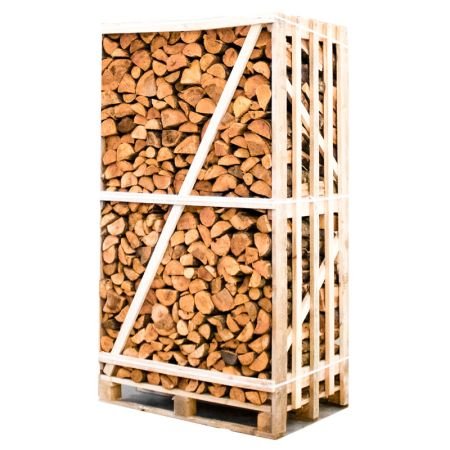 Palette 1.8RM kammergetrocknetes gespalten Erle Brennholz 25cm